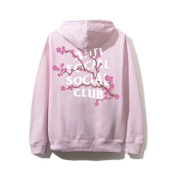 Anti social social club hoodie cherry blossom deals